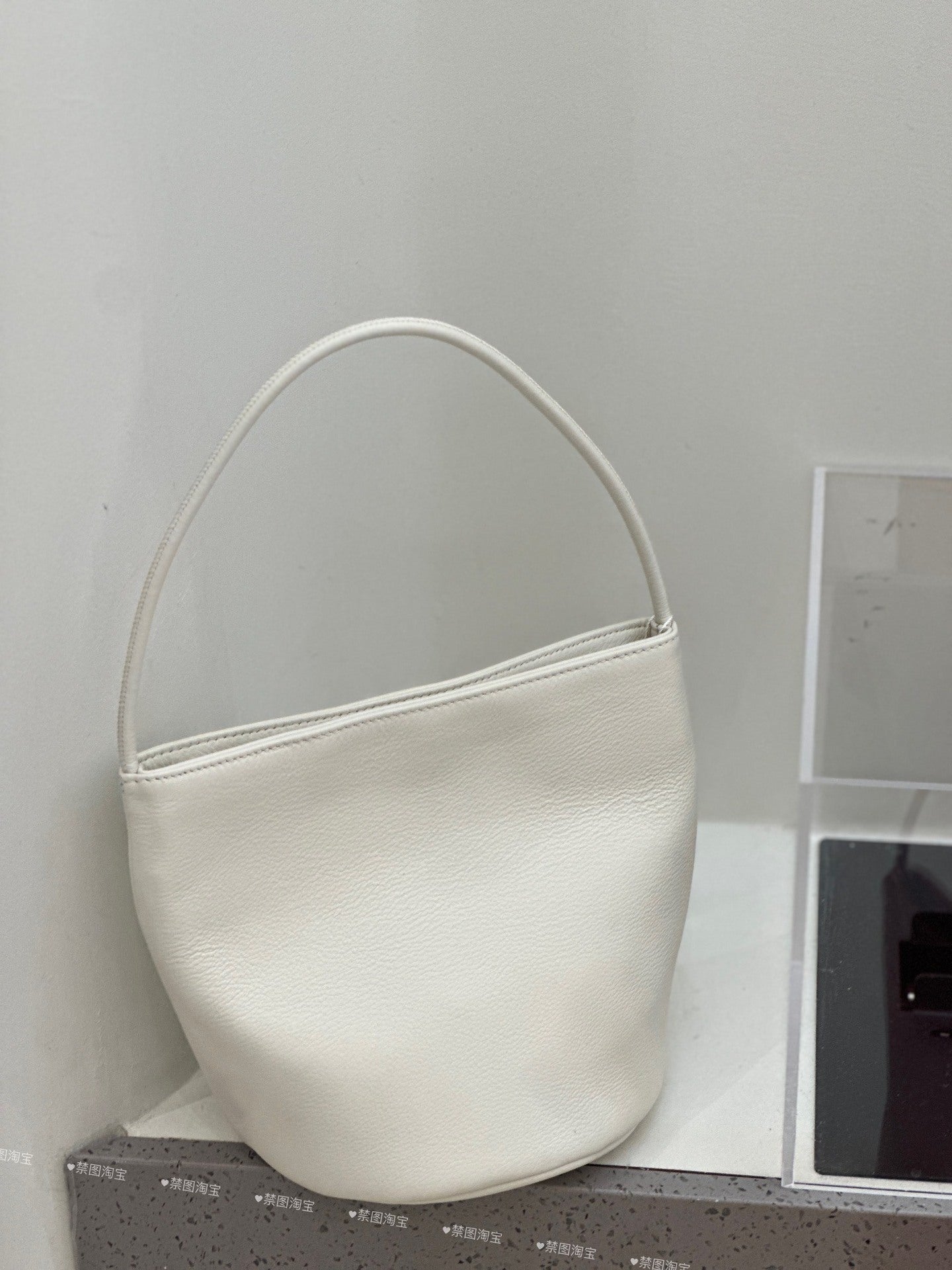 Badi Leather Women's Bag 2025 New High-End Style Small Bucket Bag Shoulder Bag Hand-Carry Top-Layer Cowhide Underarm Bag