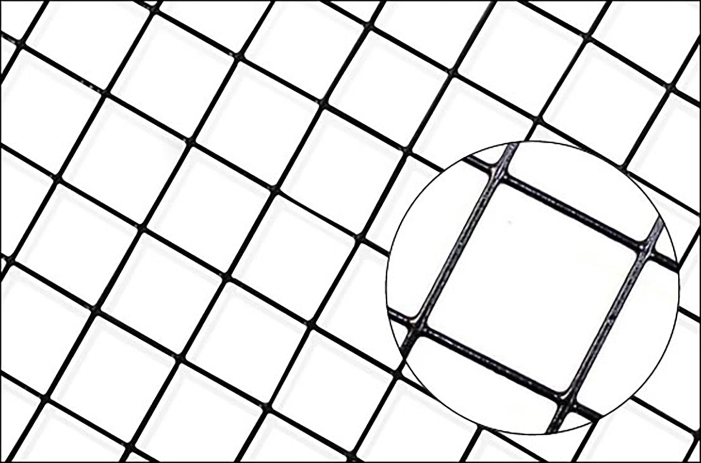 Black Hardware Cloth 5 ft × 100 ft, 19 Gauge 1/2 Inch