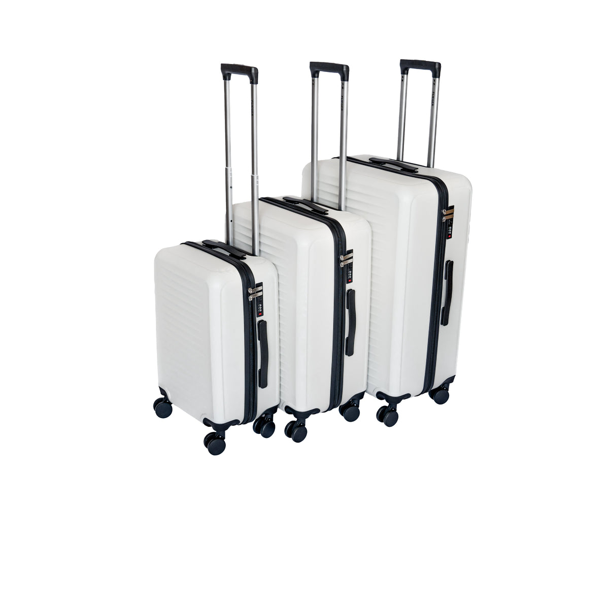 3 Piece Hard Shell Lightweight Carry On Suitcase Set