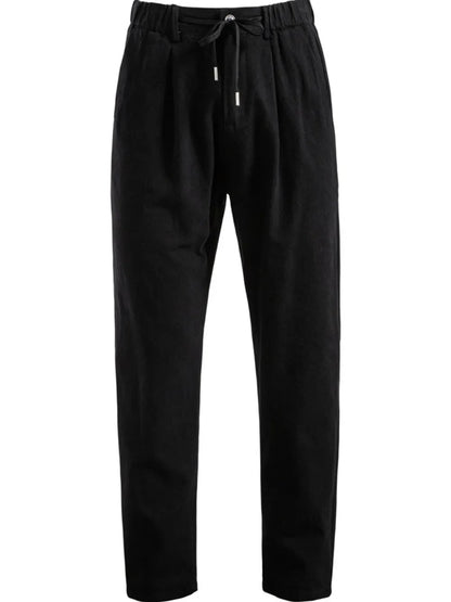Men's Drawstring Straight Pants