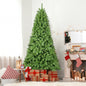 6ft Christmas Tree with Memory Wire, 760 Tips Hinged Artificial PVC Tree, Easy Setup