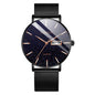 Mens Waterproof Dual-Date Starry Sky Watch