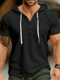 Men’s Plus Size Short Sleeve Hooded Tee
