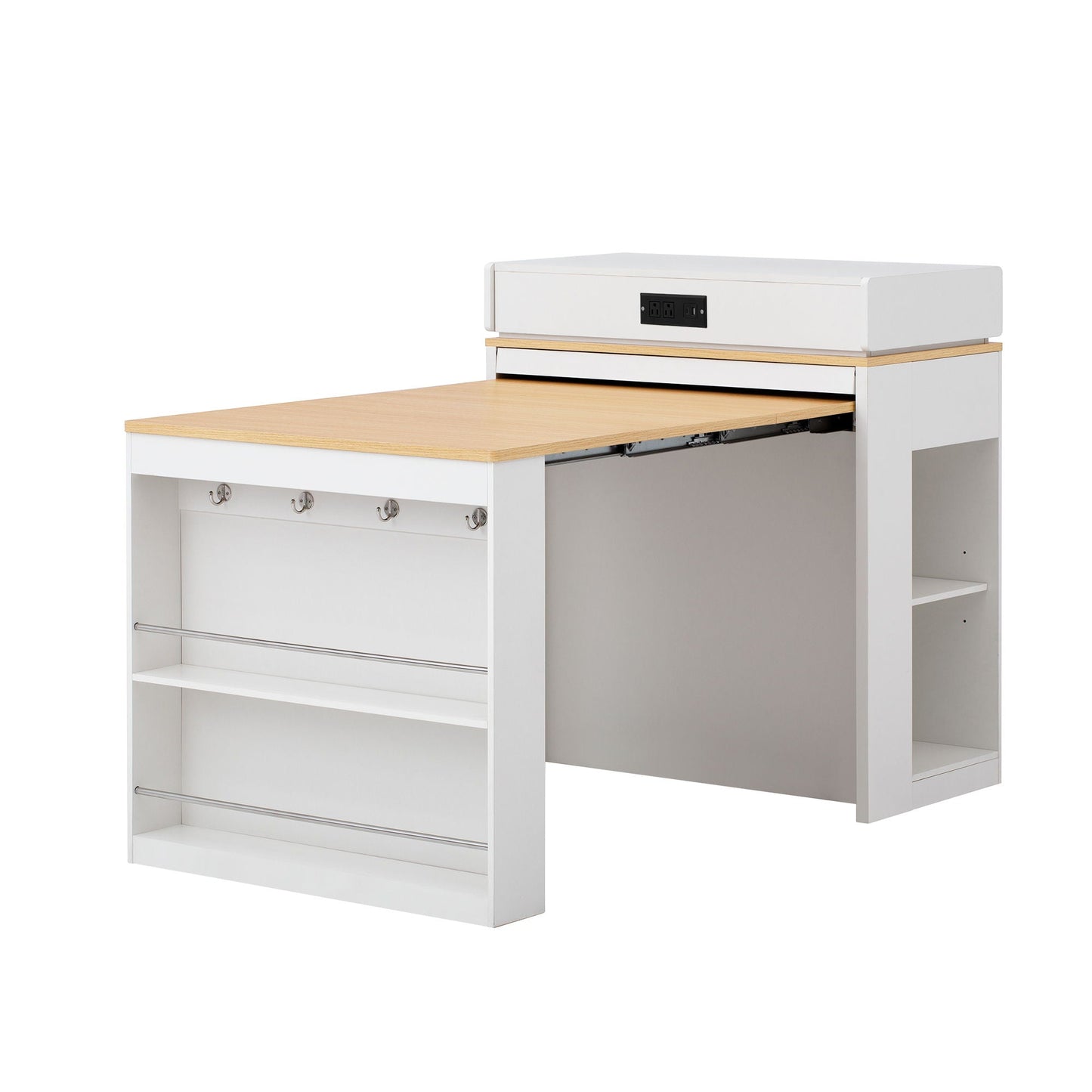 Extendable Dining Table With Folding Top