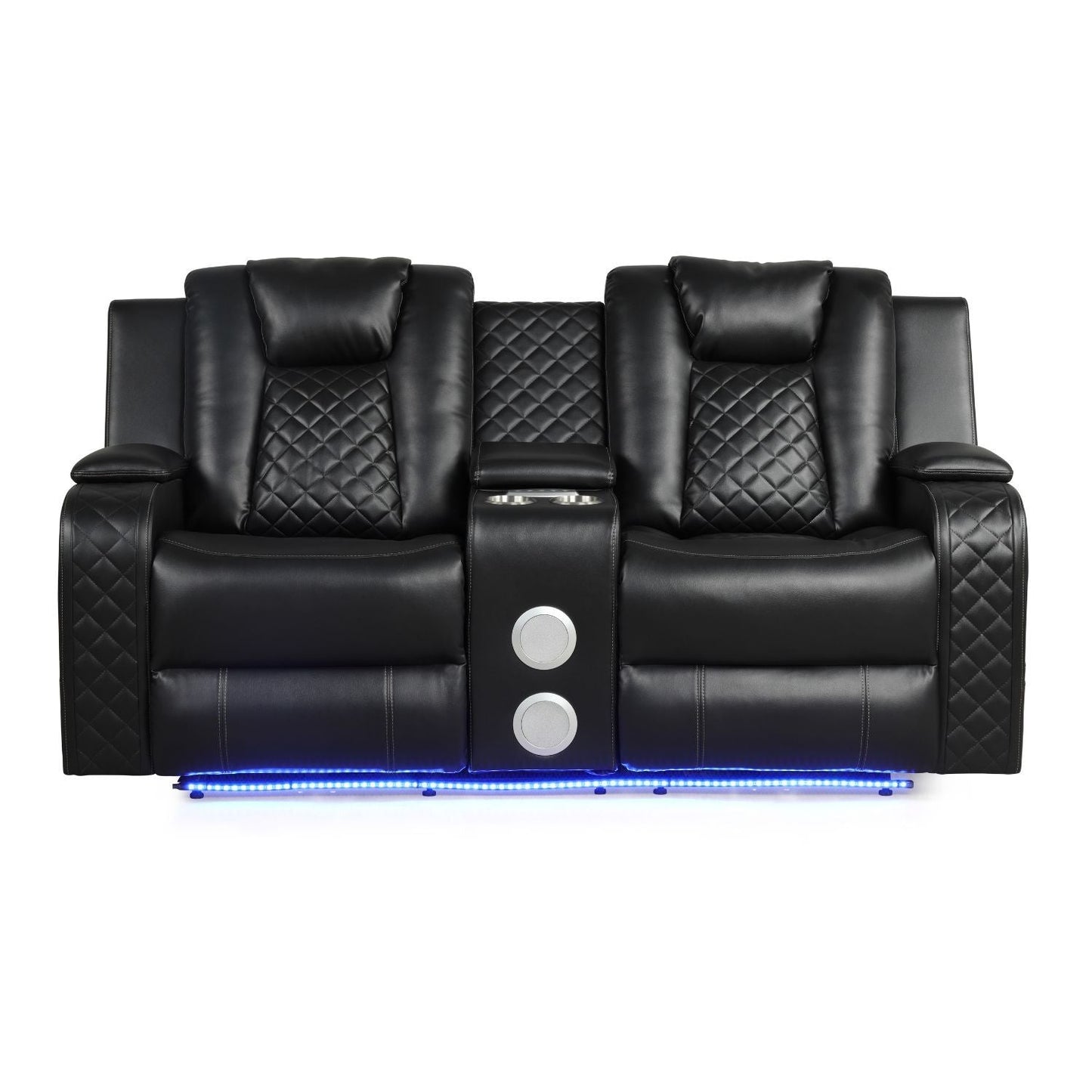Benz - Power Recliner Set With LED Lighting And USB Charging
