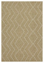 Earth GC_NTL1011 Jute/White 5 ft. 3 in. x 7 ft. 3 in. Indoor/Outdoor Area Rug