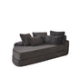 Semi Circular 2 In 1 Sofa Bed With Neck Pillow And Throw Pillows
