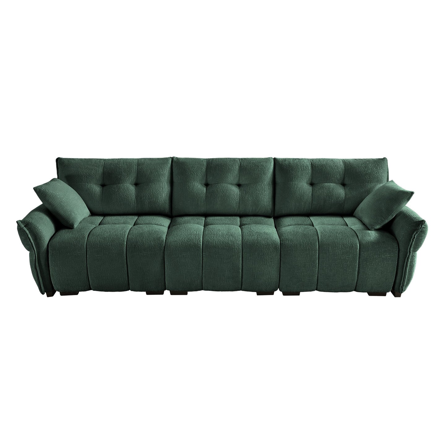 3-Seater Sofa Set with Pillows - Premium Chenille Design