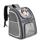 Cat Backpack Carrier Large Pet Backpack For Small Dog Medium Cat Puppy Kitten Bunny Up To 13lbs, Ventilated Mesh Dog Collapsible Travel Backpack For Hiking Walking Outdoor