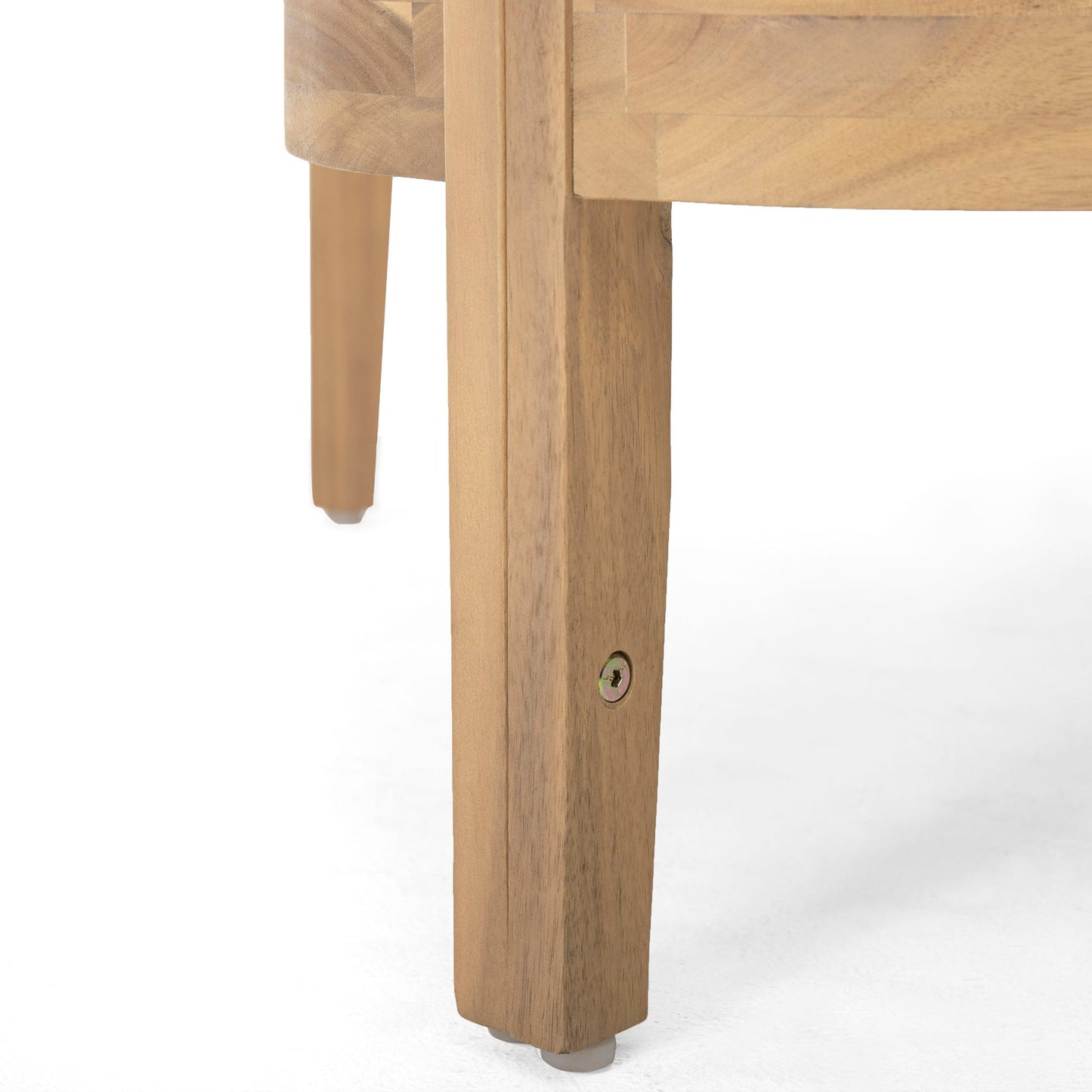 Outdoor Acacia Wood Patio Club Chair