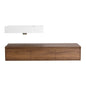 Modern Wall Mounted Bathroom Vanity With Resin Sink And Soft Close Drawer