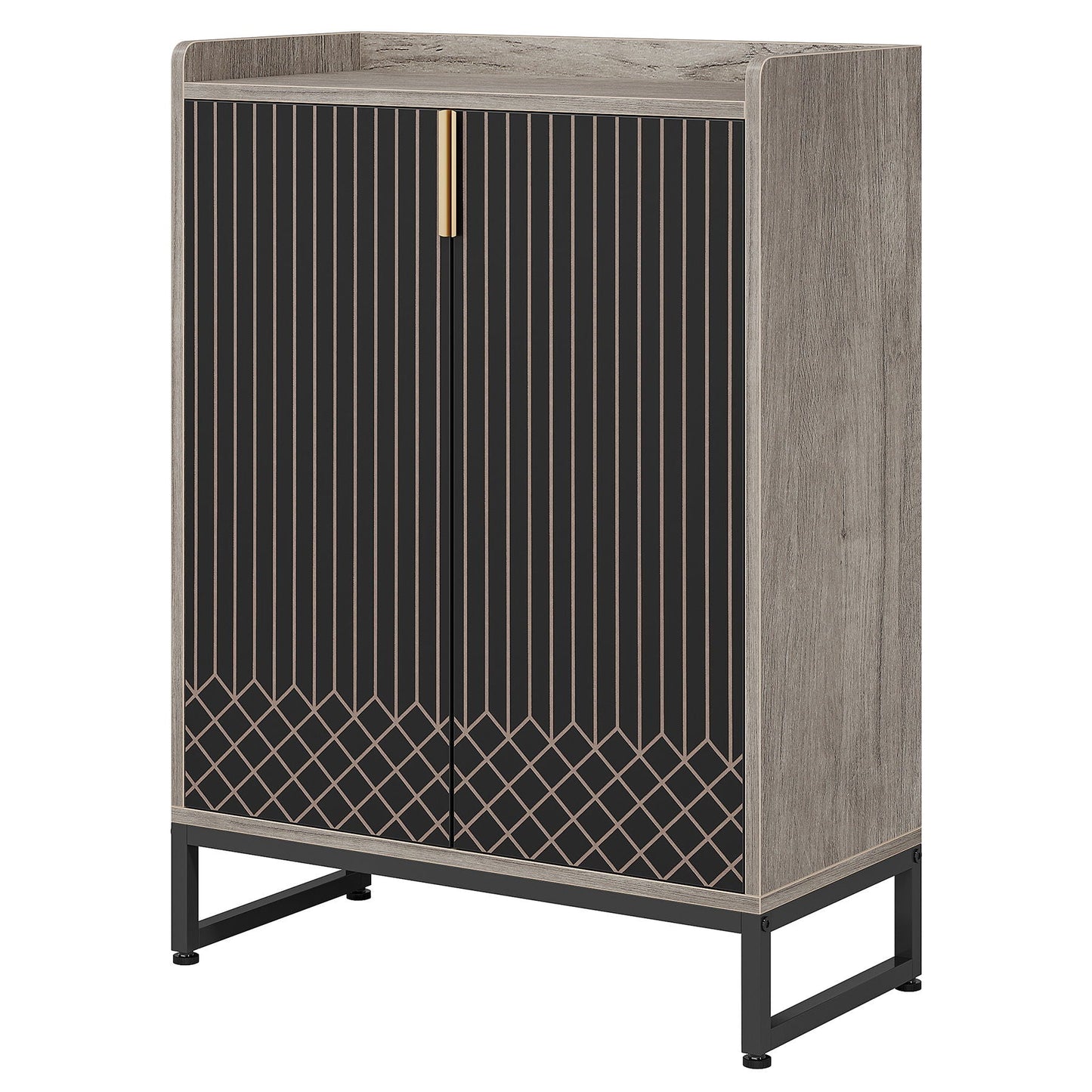 5 Tiers Shoe Storage Organizer With Doors
