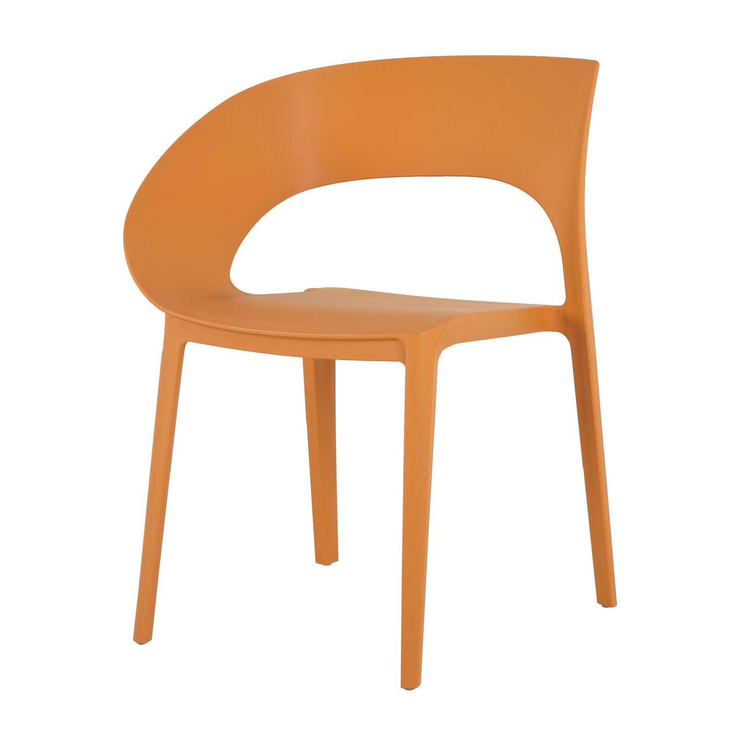 4 Piece Set Of Modern Designed Single Chairs With Folding Square Table