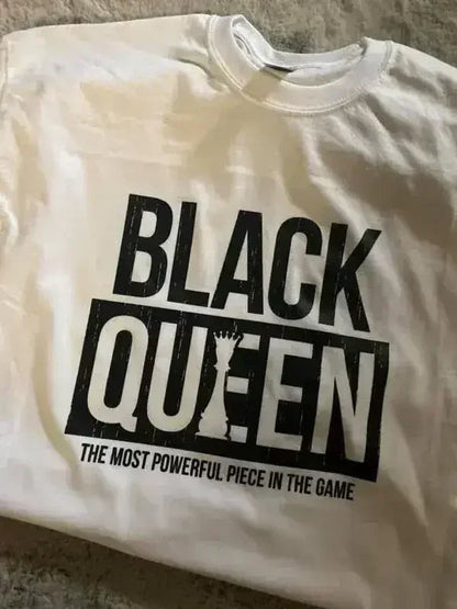 Black Queen T-Shirt | Premium Gildan Unisex Tee, 100% Cotton