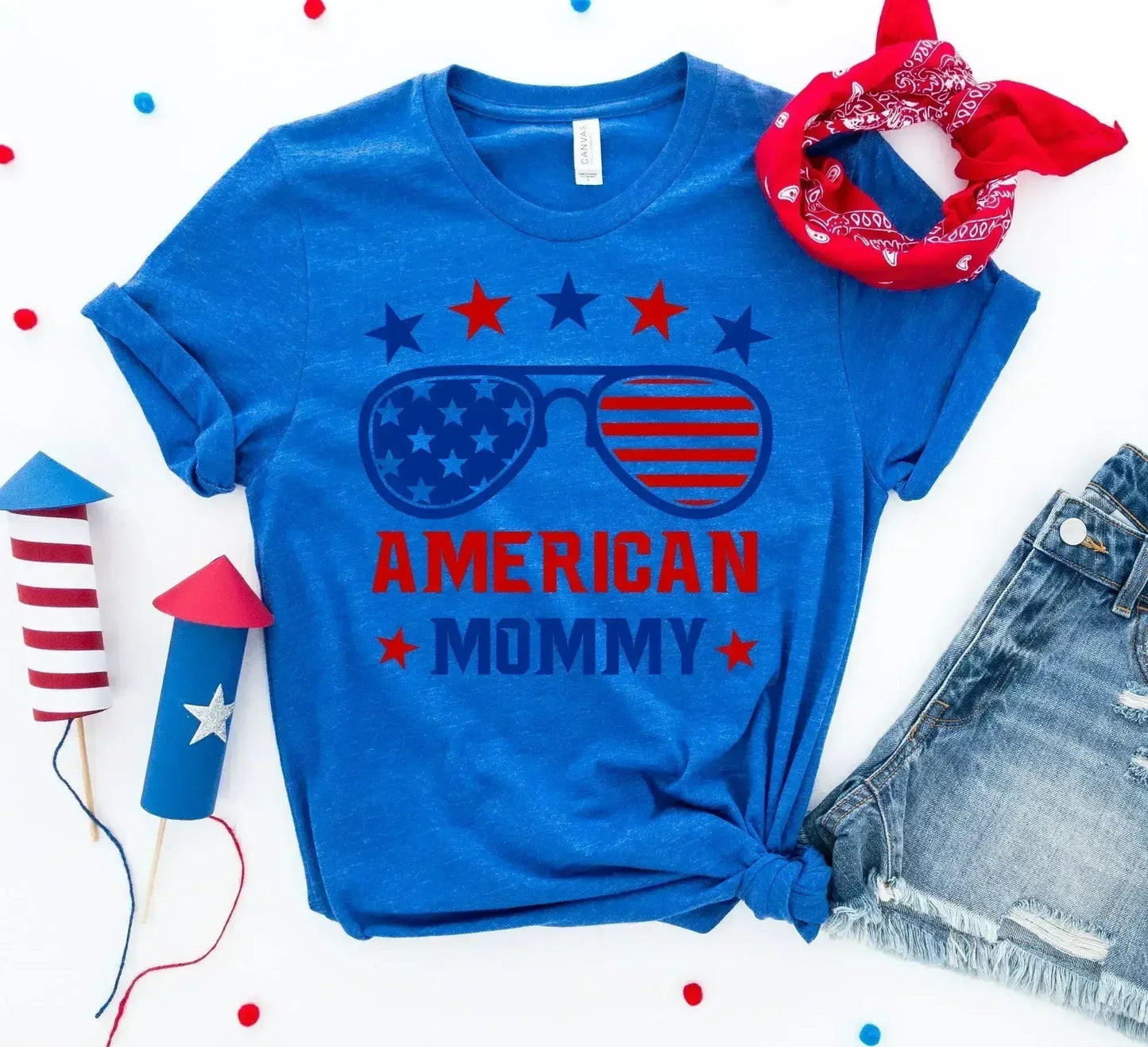 American Mommy T-shirt – Premium Ring-Spun Cotton Tee for Mothers