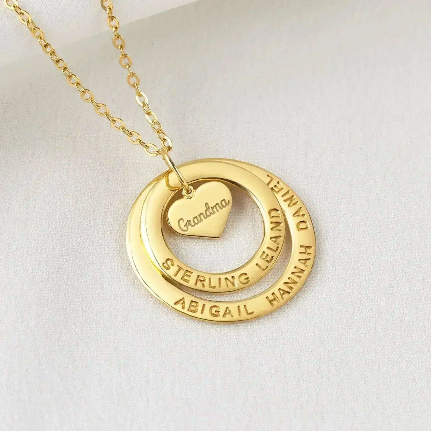 Grandma Jewelry, Grandmother Necklace with Names, Custom Grandma Gift