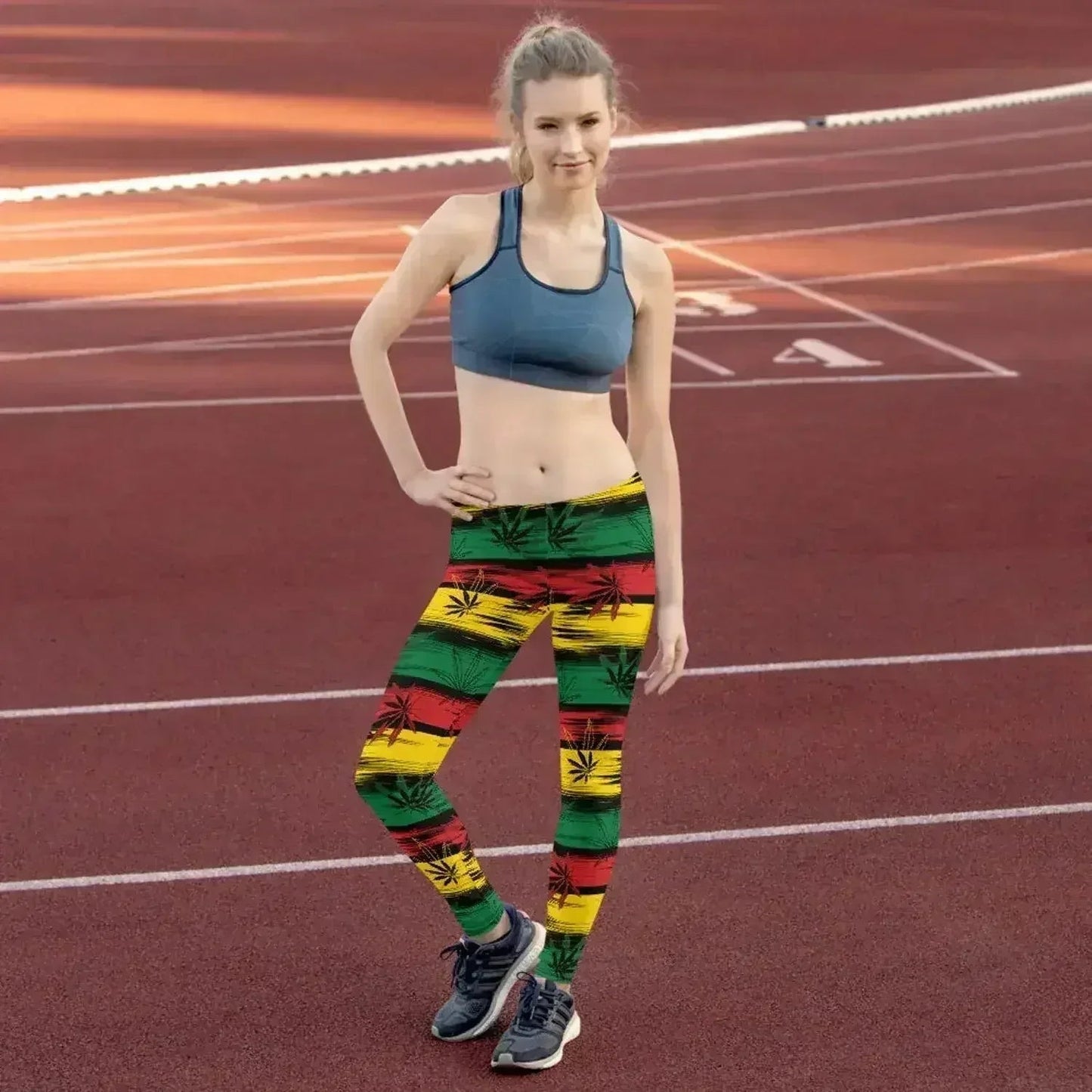 Womens Reggae and Cannabis Leggings