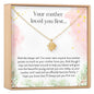 Daughter of the Bride Lotus Necklace