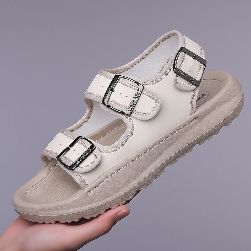 Lightweight Foam Sole Trendy Casual Non-slip Handmade Sandals