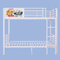 Bunk Bed, Convertible To 2 Separate Twin Size Beds With Full Length Guardrail & Ladder, No Box Spring Needed - White