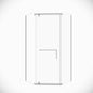 Frameless Neo Angle Shower Door WithTempered Glass