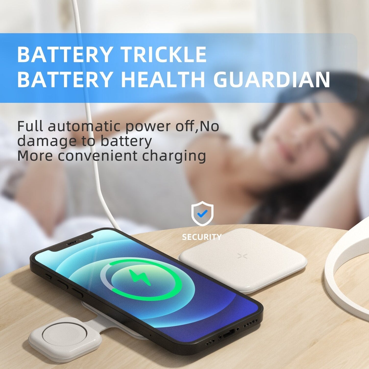 3-in-1 Magnetic Foldable Wireless Charging Station for Multi-Device Phones and Gadgets