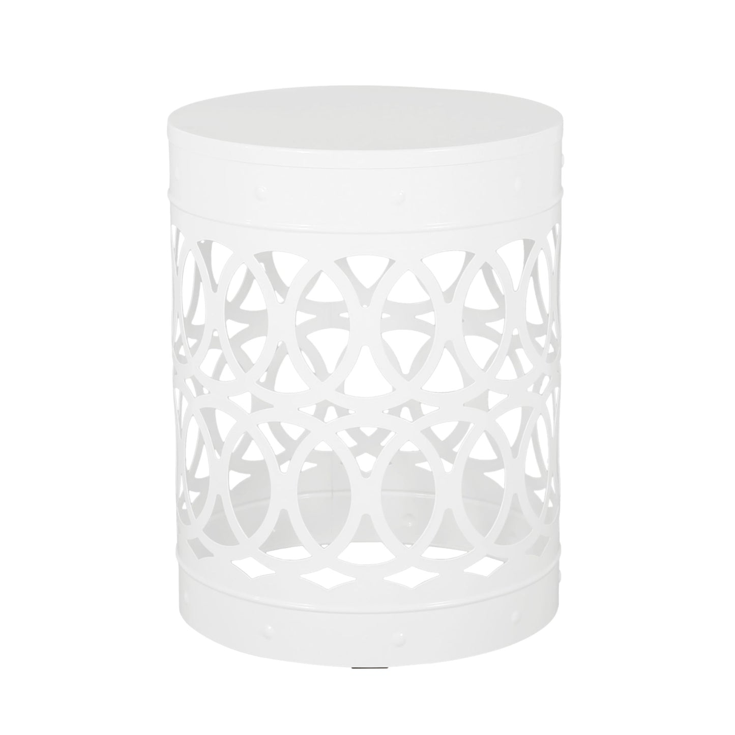 Outdoor Metal Side Table Set of 2