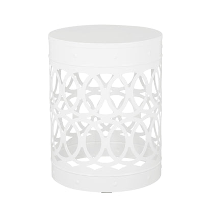 Outdoor Metal Side Table Set of 2