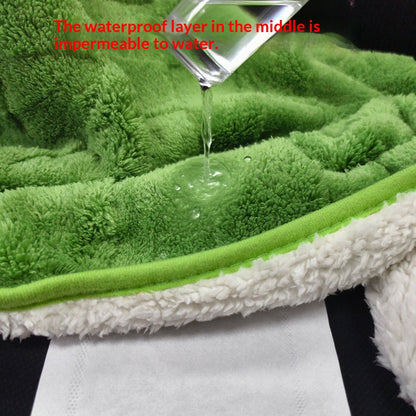 Thick Plush Waterproof Non-Slip Pet Pee Mat Cover For Cats & Dogs