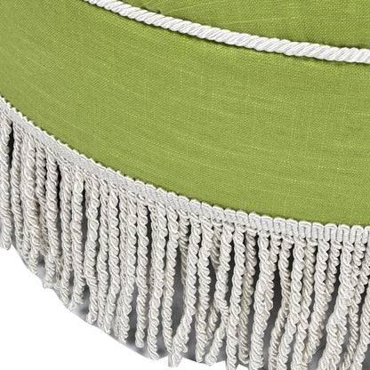 Yolanda - Round Upholstered Accent Ottoman