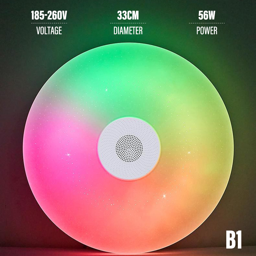 Bluetooth Ceiling Lamp Intelligent RGB Colorful Music