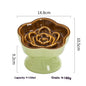 Dogs And Cats Prevention Black Chin High Foot Neck Protector Anti-tumble Pet Ceramic Bowl