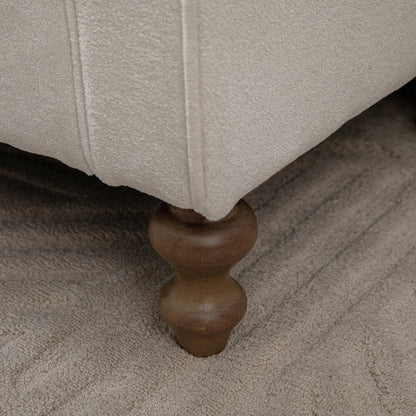 Modern Upholstered Storage Bench With Double Lids