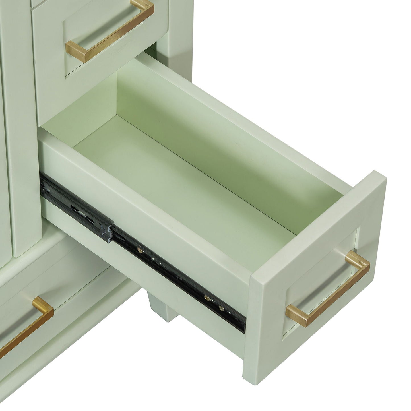 Bathroom Vanity, Modern Bathroom Cabinet With Sink Combo Set, Bathroom Storage Cabinet With A Soft Closing Door And 3 Drawers, Solid Wood Frame