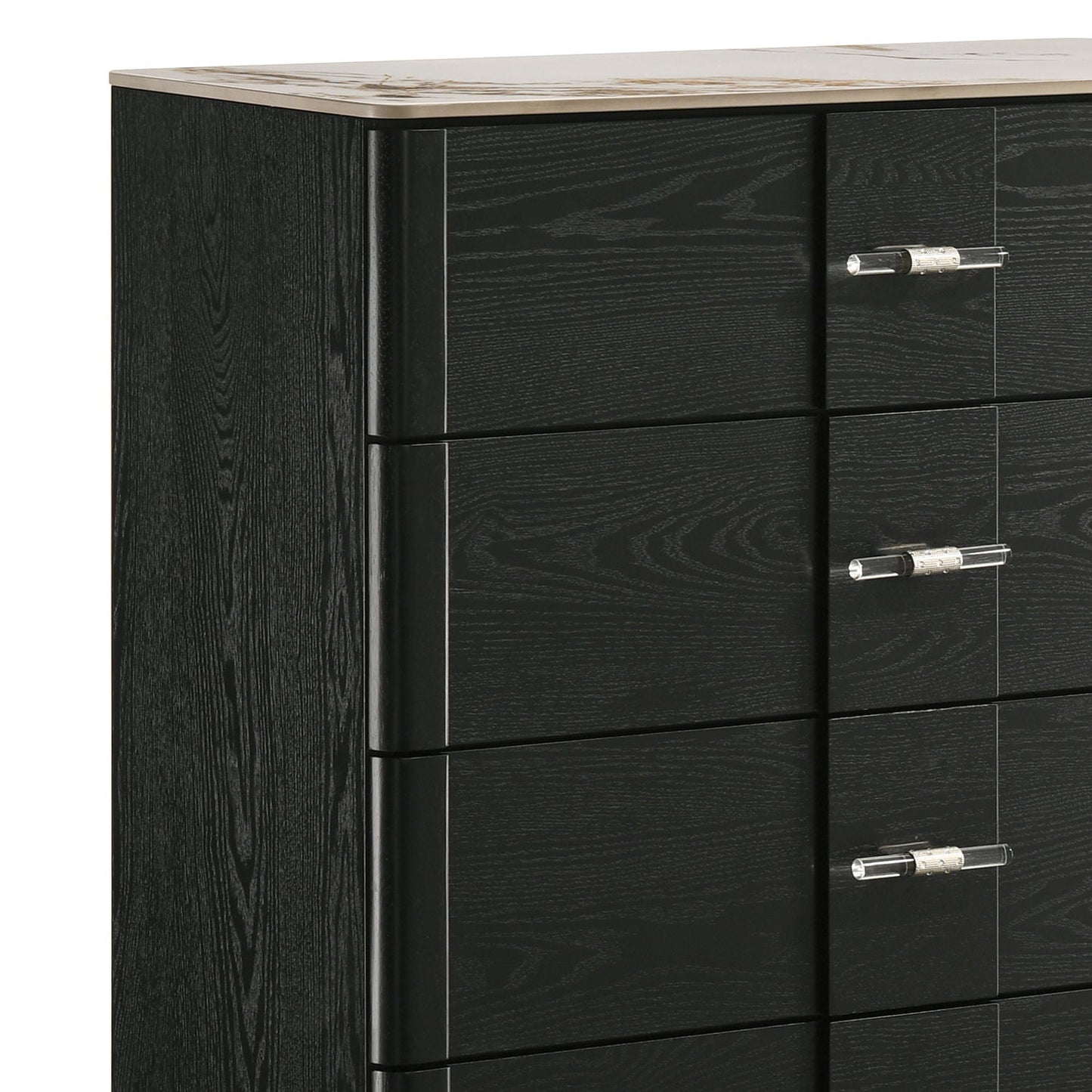 Opel - 5 Drawer Chest - Black