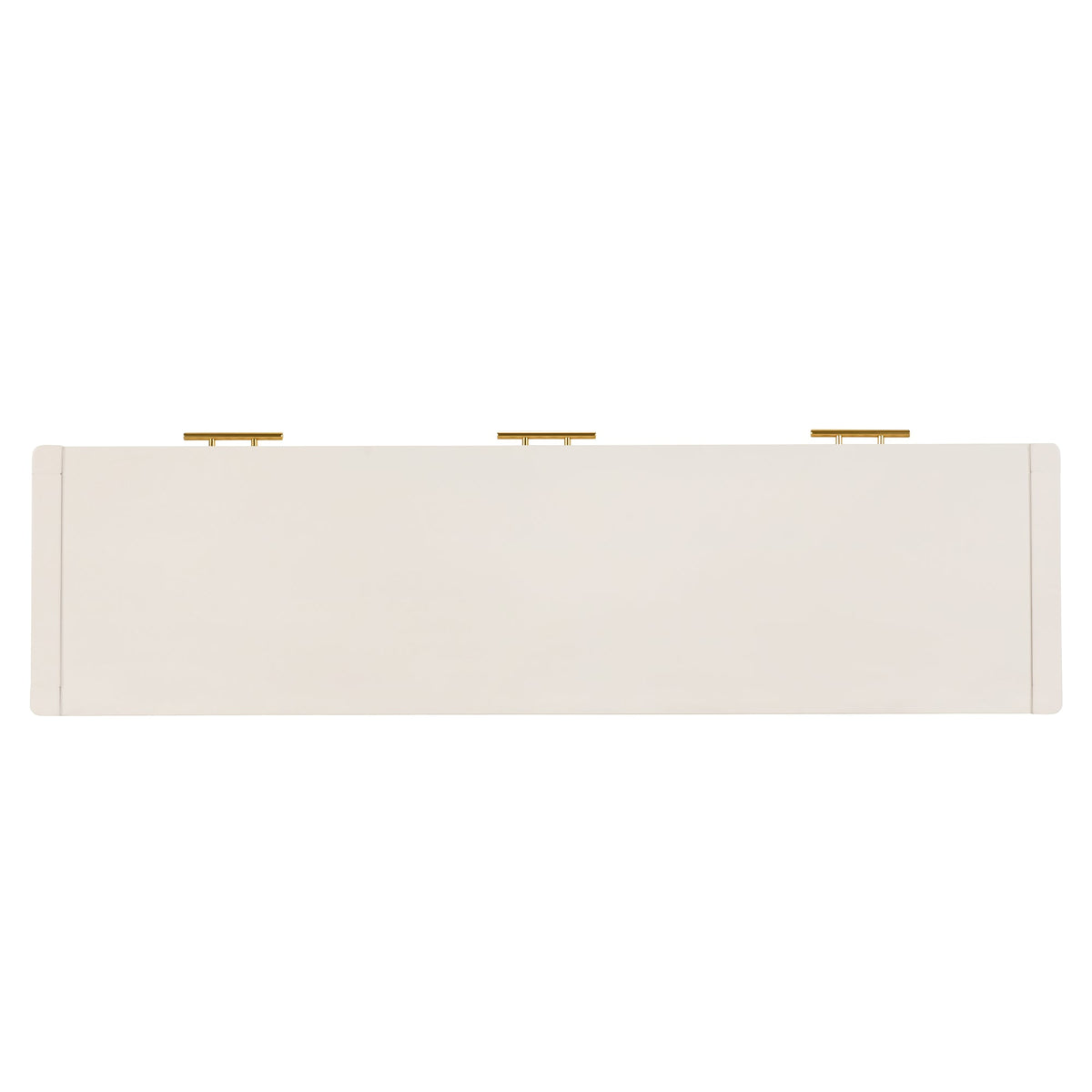 U Style 60" Painted Console Table with 3 Drawers