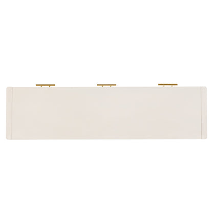 U Style 60" Painted Console Table with 3 Drawers