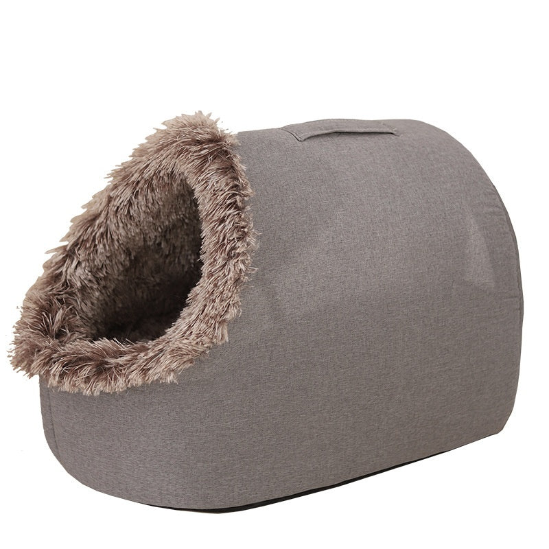 Cat Bed, Thickened And Warm For Winter, Enclosed Pet Bed, Portable For Small Dogs, Amazon Cross-Border Pet Supplies