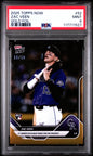 Graded 2025 Topps Now Zac Veen #52 Gold Foil /50 Rookie RC Baseball Card PSA 9 Mint