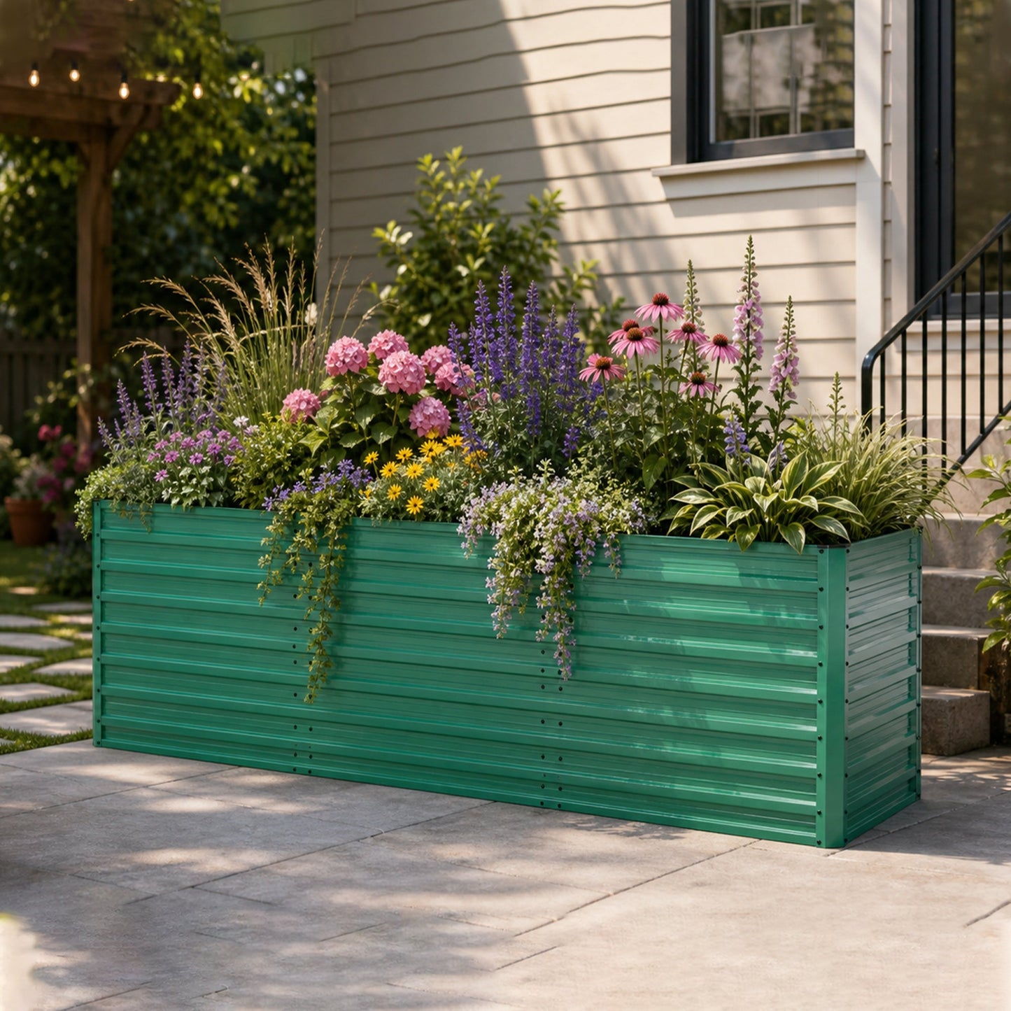 93.7" x 31.5" x 32.3" Raised Garden Bed Kit
