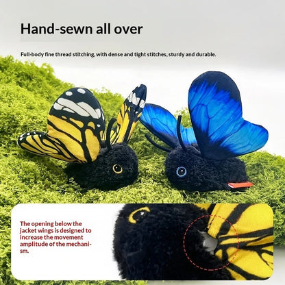 Simulation Butterfly Automatic Cat Teaser Consumes Physical Strength