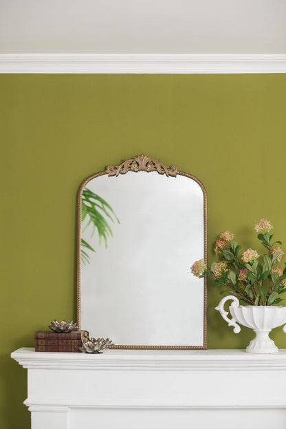 Arch Mirror, Baroque Inspired Wall Decor For Bathroom, Bedroom, Living Room