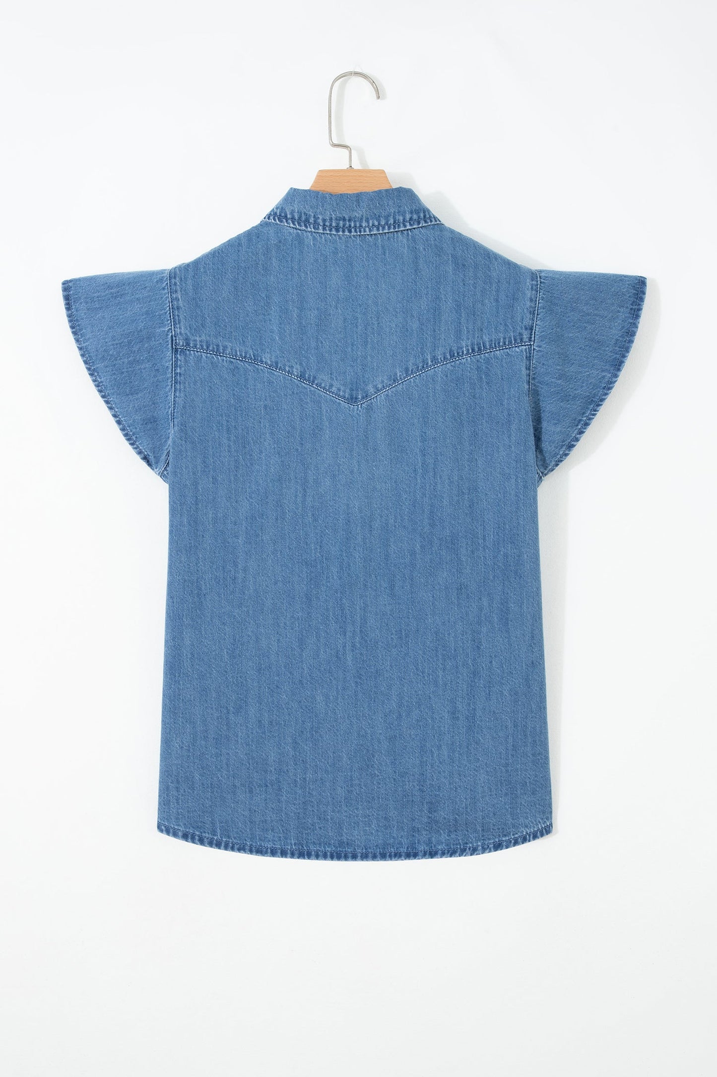 Keyla Ruffled Short Sleeve Shirt