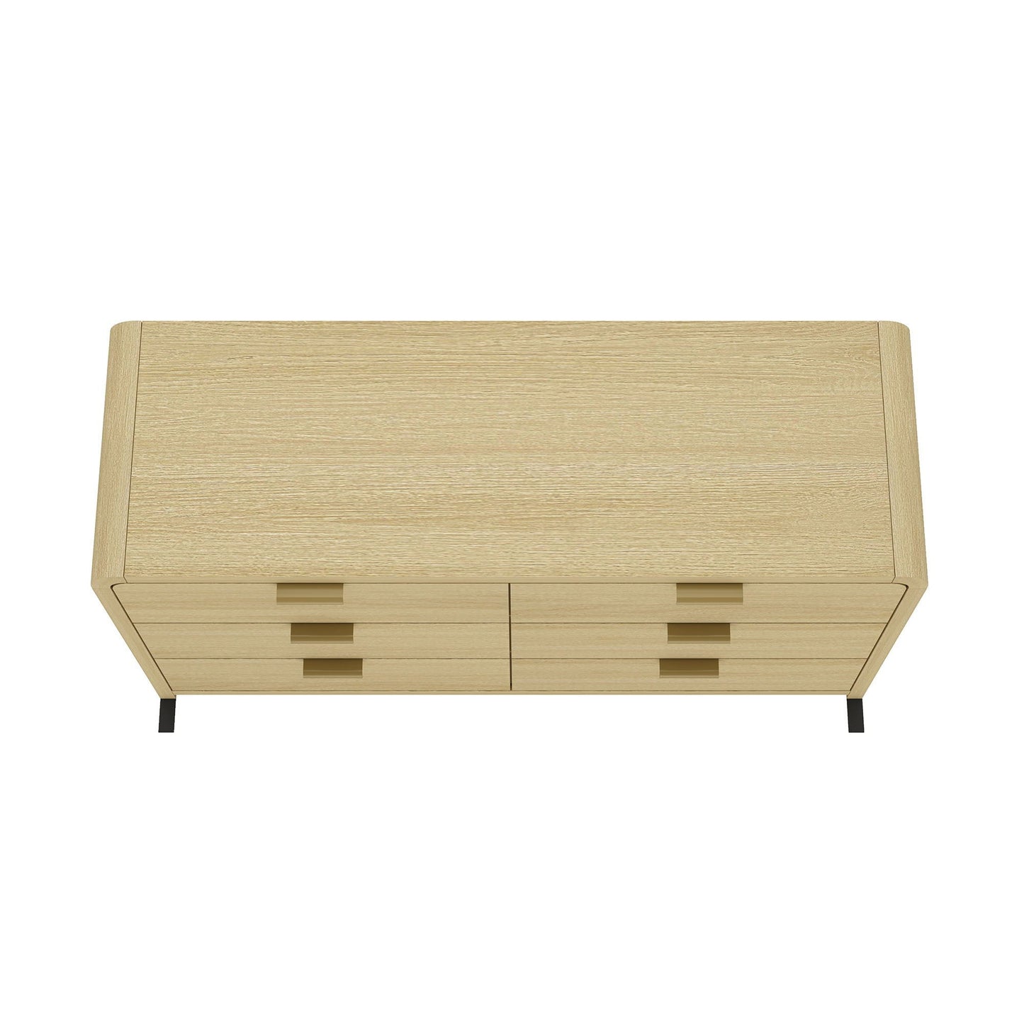 Grace - Double Dresser With 6 Drawers - Oak