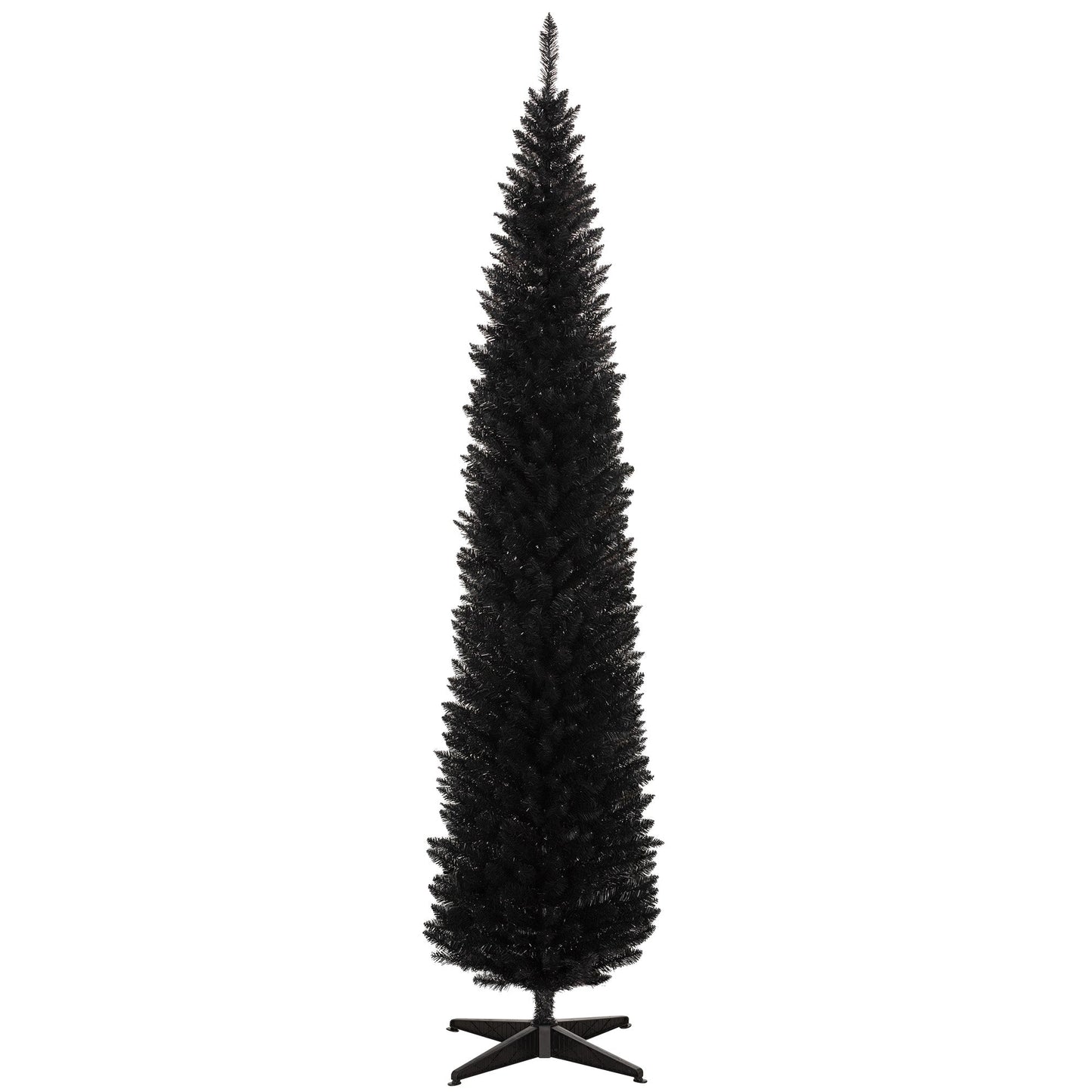HOMCOM 8' Artificial Pencil Christmas Tree