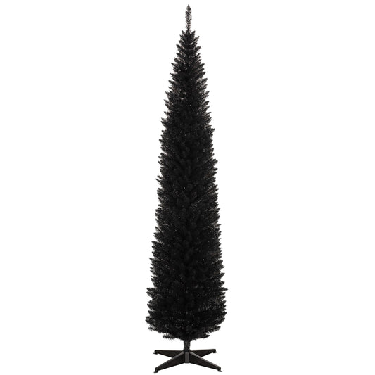 HOMCOM 8' Artificial Pencil Christmas Tree