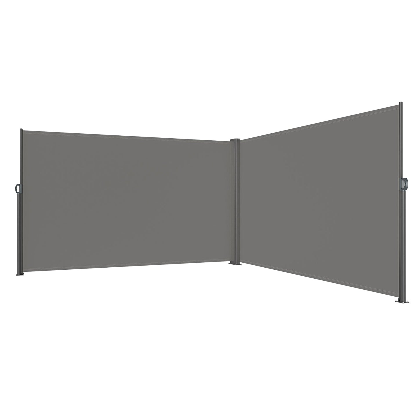 Retractable Side Awning 71" x 236" Full Aluminum Rust-Proof Patio Screen