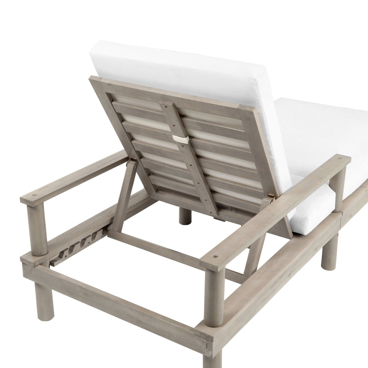 5 Position Adjustable Outdoor Chaise Lounge