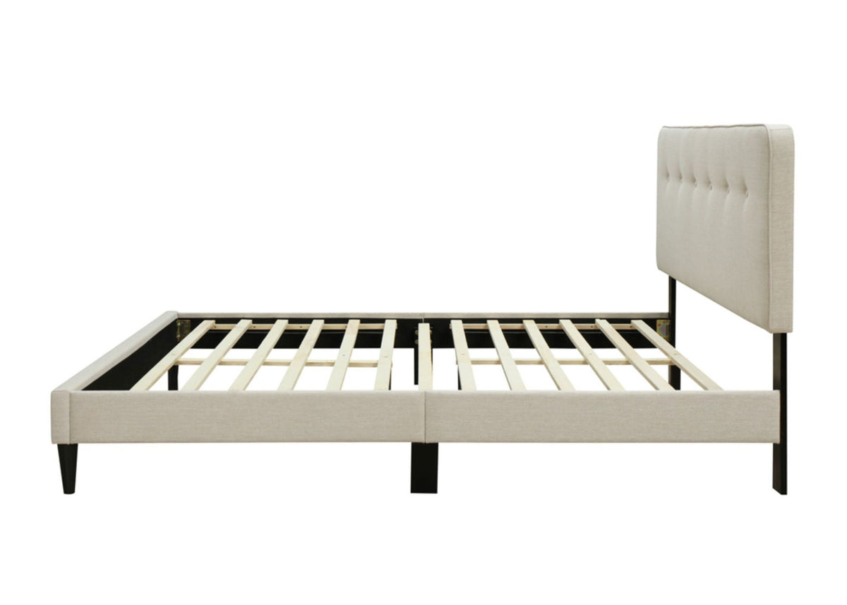 Upholstered Bed Compact With USB