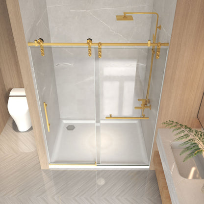 44-48" x 76" Frameless Sliding Shower Door